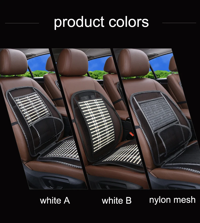 Hot selling summer universal back waist headrest support cushion car seat cover