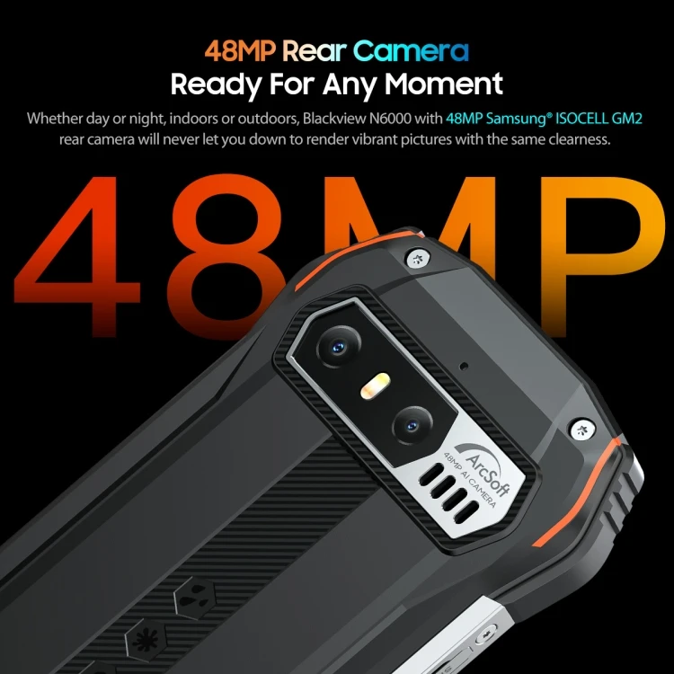 Blackview N6000 - 4G Mobile Phone with 8GB+256GB Storage