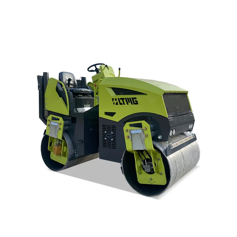 SECSUN New Design Construction Machine Double Drum 3 Ton 4 Ton 5 Ton 8 Ton Vibratory Road Roller for Sale