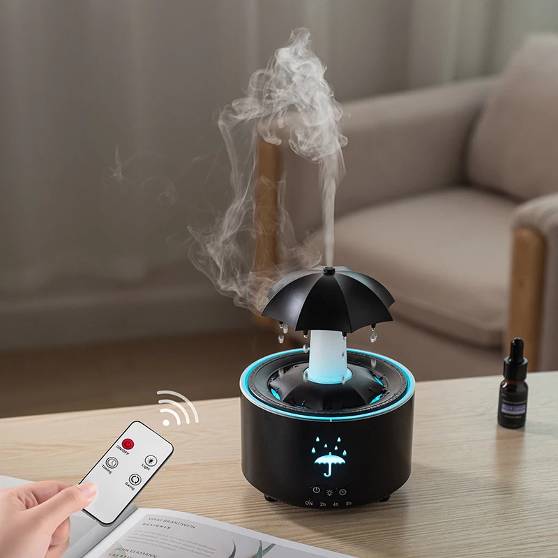 New Water Drop Aromatherapy Machine Humidifier Household Fog Quantity Desktop Silent Essential Oil Diffuser Aromatherapy Machine