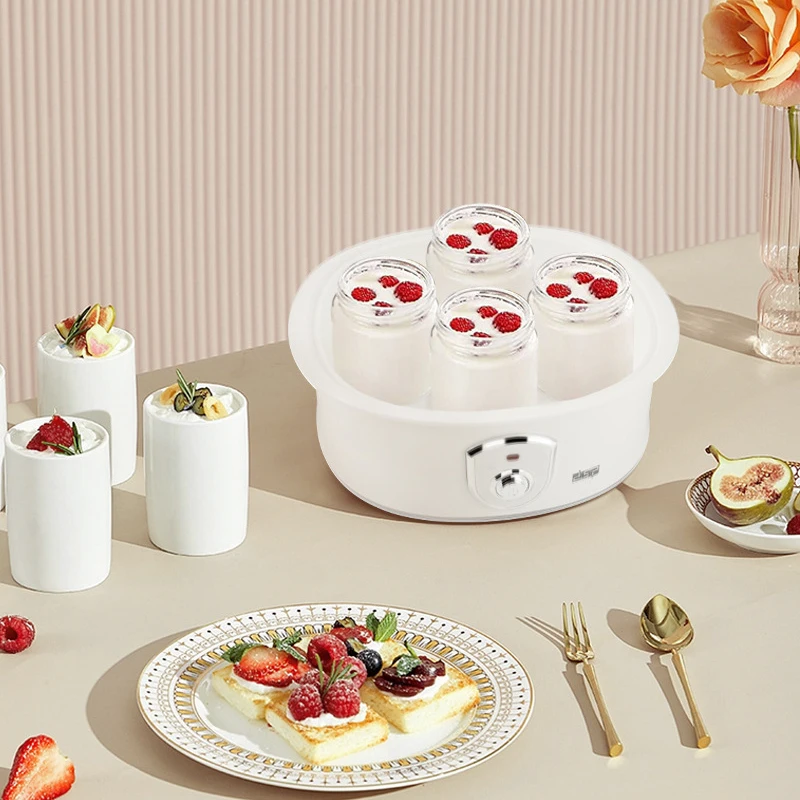 Home Kitchen Appliance Mini Yogurt Machine With LCD Display Adjustable Thermostat Automatic Electric Maker