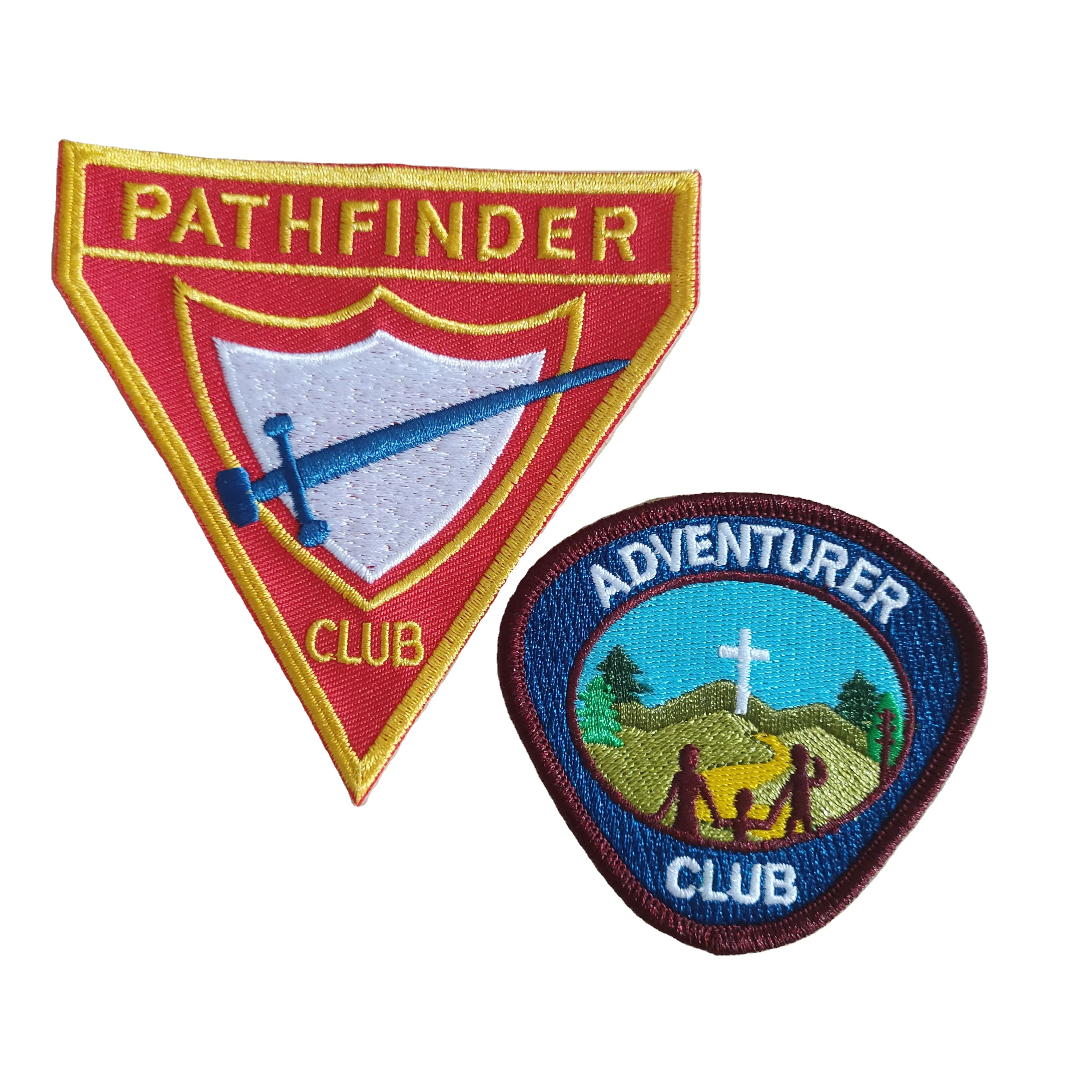 Customize Pathfinder Club Adventurer Club Embroidery Patches For Clothing  Iron On Wings Embroidered Hockey Patches - Buy Customize Pathfinder Club  Adventurer Club Embroidery Patches For Clothing,Iron On Wings Patches,Iron  On Embroidered Hockey