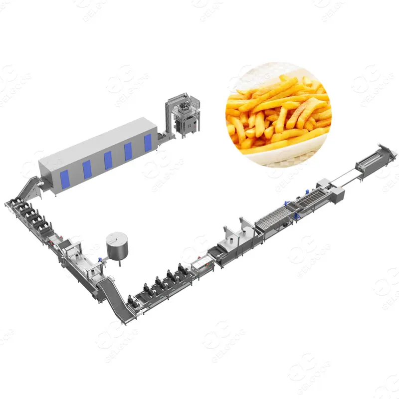 Automatic Potato Hash Brown French Fries Making Machine