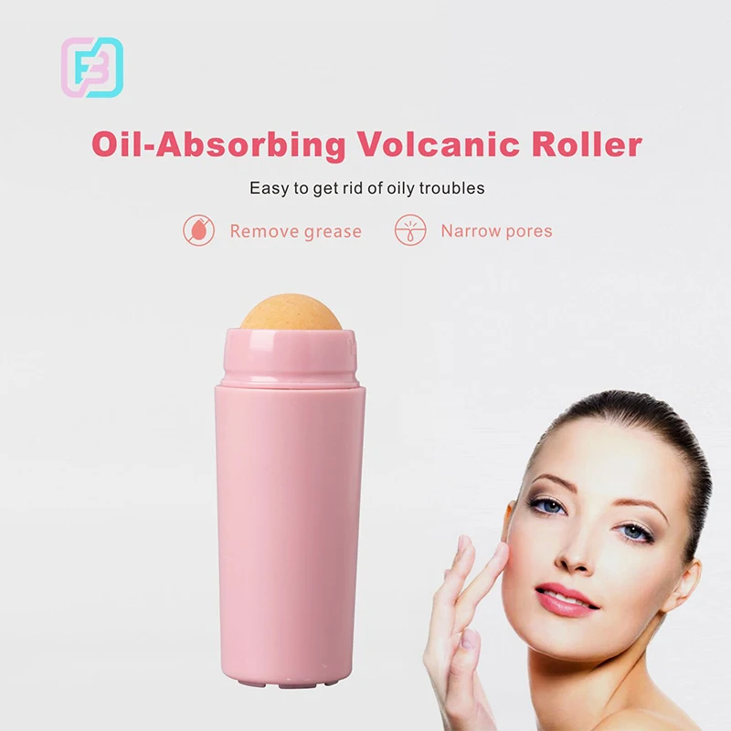 2022 Other beauty & personal care products(new) face oil absorbent roller volcanic stone oily-skin face oil absorbing roller