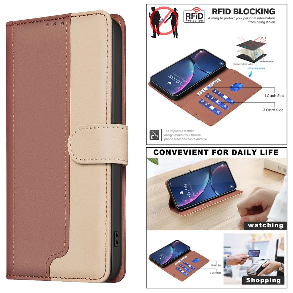 Factory Luxury Soft Pu Leather Mobile Phone Case With Card Holder Wallet Cover For Infinix Note40 manufacture