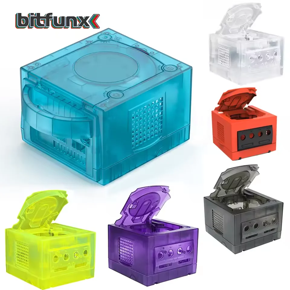Bitfunx Gamecube NGC Replacement Shell - Transparent Case