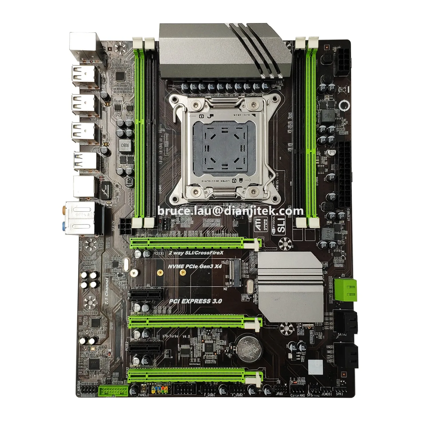 Socker 2011 X79 Large Motherboard Combo for Xeon E5 2650 V2 