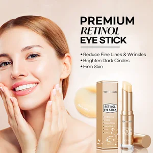 Revitalizing Anti-Aging Eye Cream Stick with Retinol Collagen Hyaluronic Acid Infused Dark Circle Eraser for Puffy Eyes Wrinkles