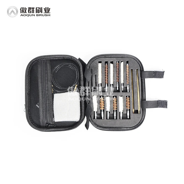 Gun Cleaning Kit for All Caliber Hand Guns 22 357 38 40 44 45 9mm Brush Tools Portable Gun Cleaning Set
