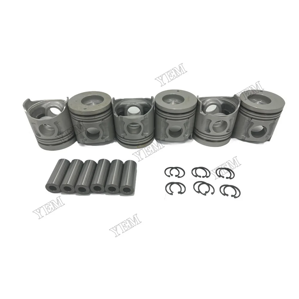 For Mitsubishi 6D34 Piston Kit OEM Engine Parts 5