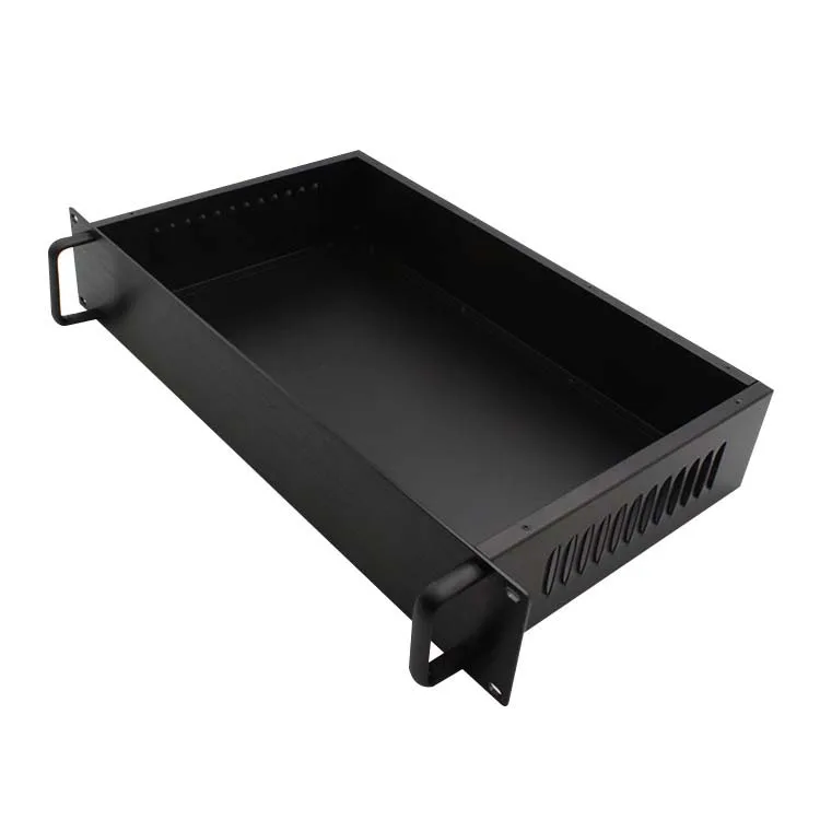 Shenzhen Customized Sheet Metal Box Fabrication Industrial 1U 2U 3U 19 Inch Rack Mount Chassis Server Case Equipment Enclosure