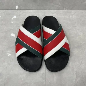 Summer French Fashion Luxurious PVC Indoor Slippers Sandals Customizable New Large Size for Walking Style Shoes