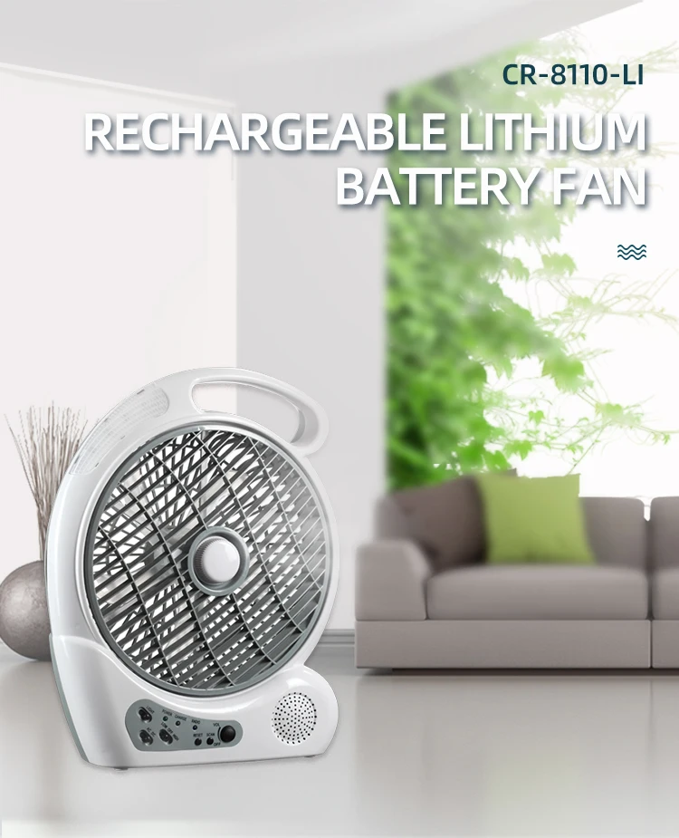 adventuridge rechargeable fan with led lights