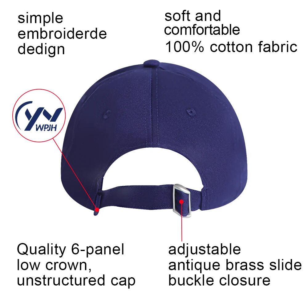Custom Printed Baseball Cap 100% Cotton 6 Panel Baseball Cap Hat ...