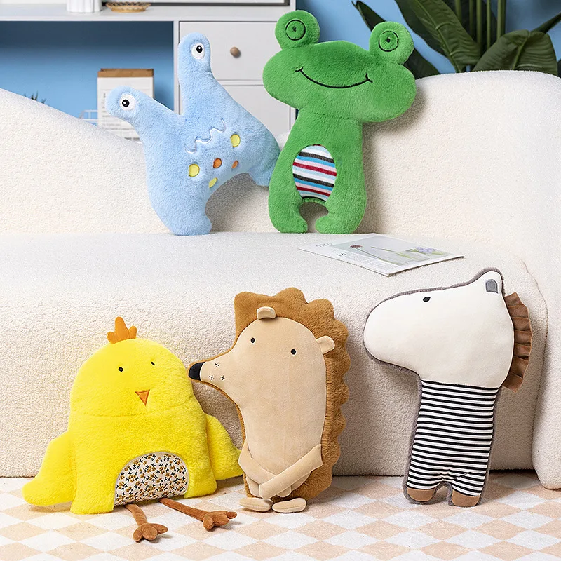 Animal Throw Pillow Soft Baby Plush Stuffed Toy with deals Customized Design