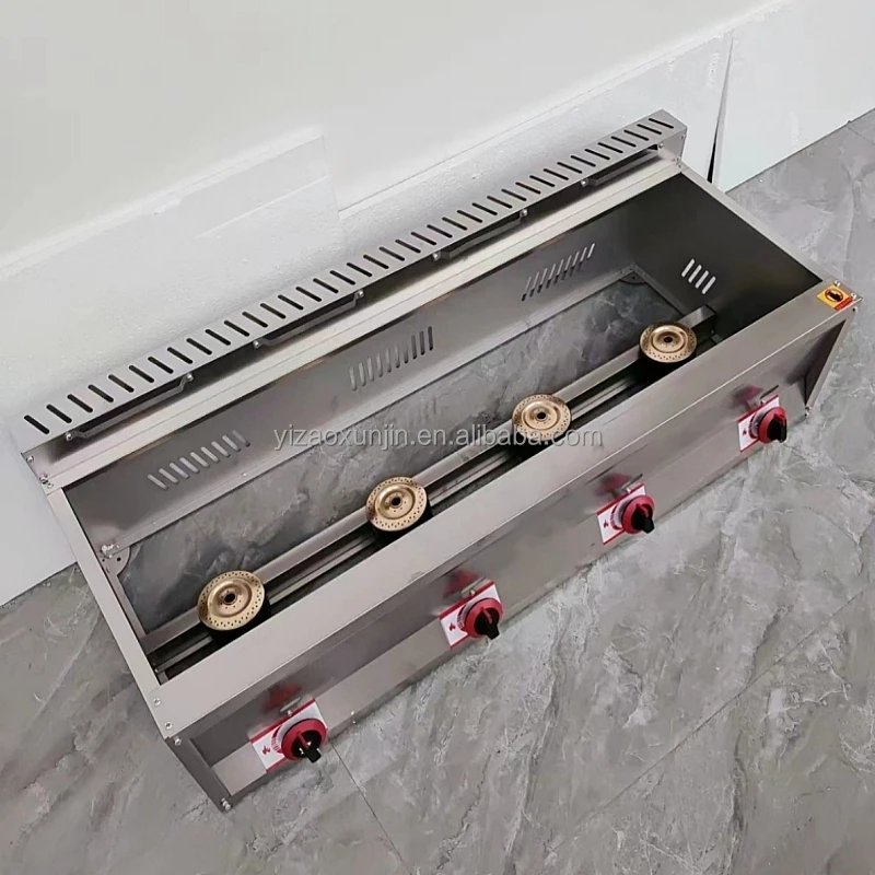 New 20l + 20l Doubletank Desktop Fryer Oil Tank Industrial Gas