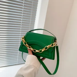 Candy Pure Color Handbags Chain Bags Women Handbags Ladies Pu Leather Polyester Women Bags Bolsosparamujeres