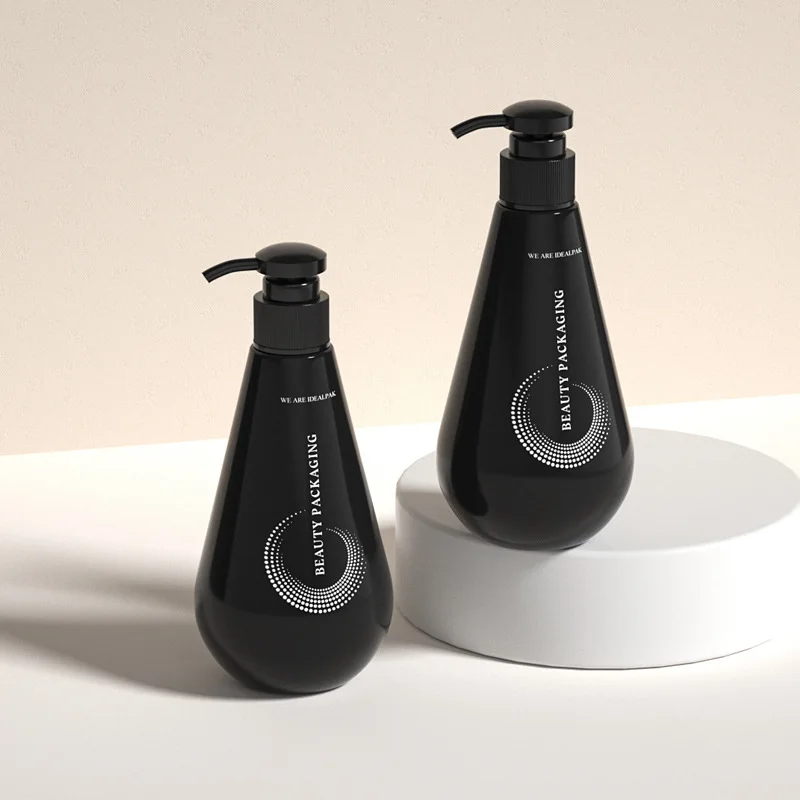 300ml Custom Empty Luxury Blue Pet Shampoo Bottle Plastic Plastic