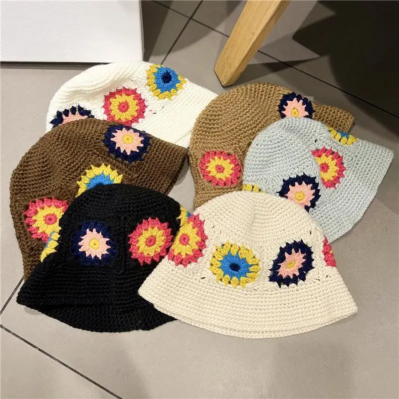 【SUNLOVE】 Crochet Bucket /追跡付 CROCHET BUCKET HAT -ORANGE- | WALKIN STORE WEB SHOP