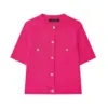 Top rojo rosado