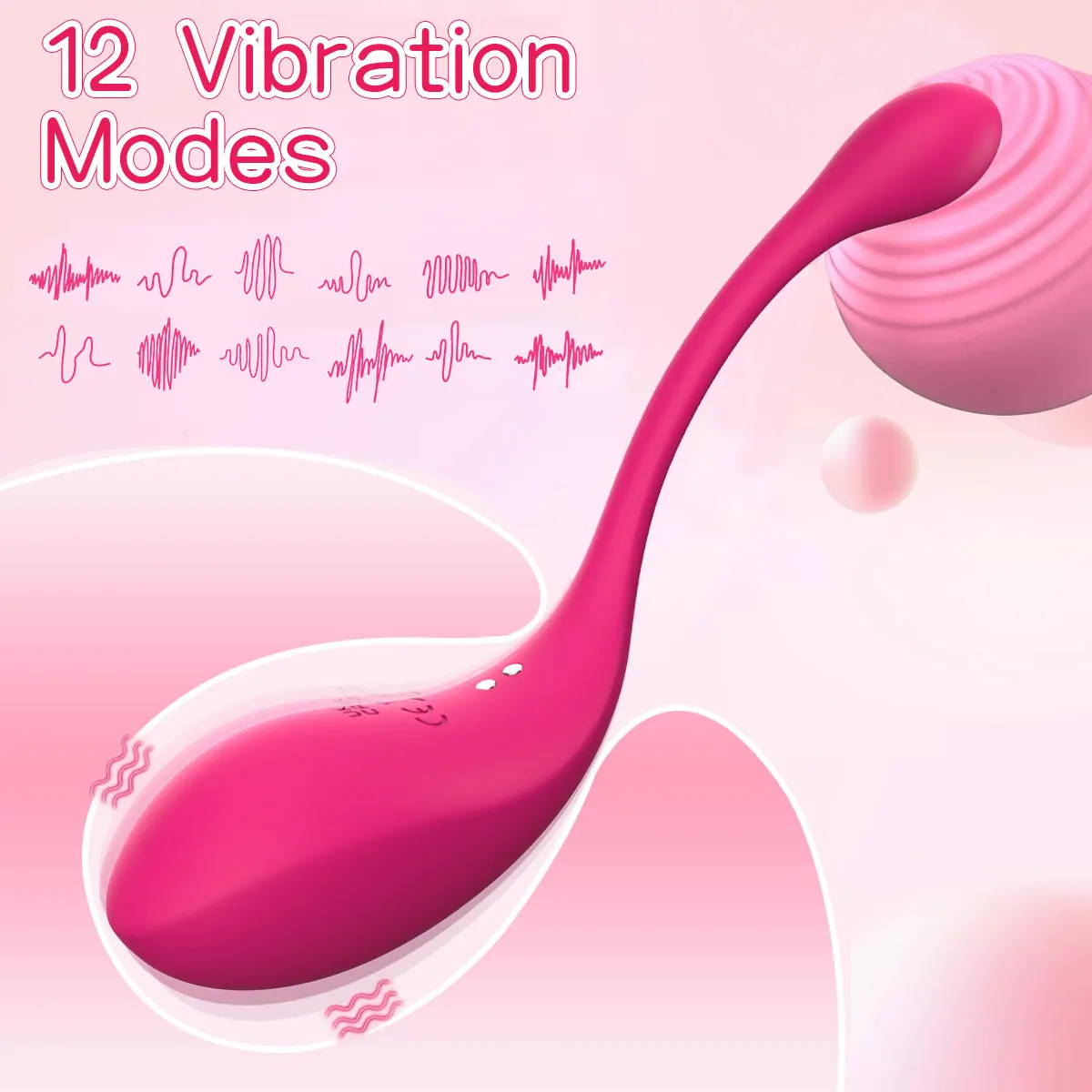 Silicone Vibrating Egg With Remote Control - USB Rechargeable G Spot  Clitoris Massager for Women's Sexual Wellness Products