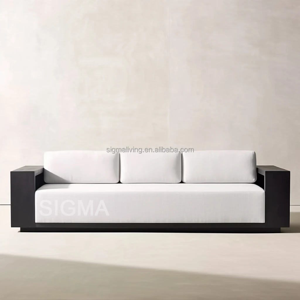 New Design Balcony Patio Furniture Modern Outdoor Garden Sofa Set Aluminum sofa
