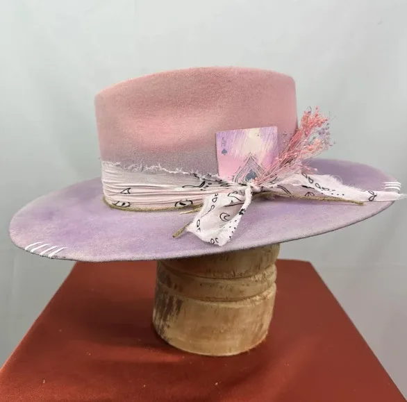 Wide Brim Unisex Wool Panama Fedora Felt Hat for Women  display picture 1