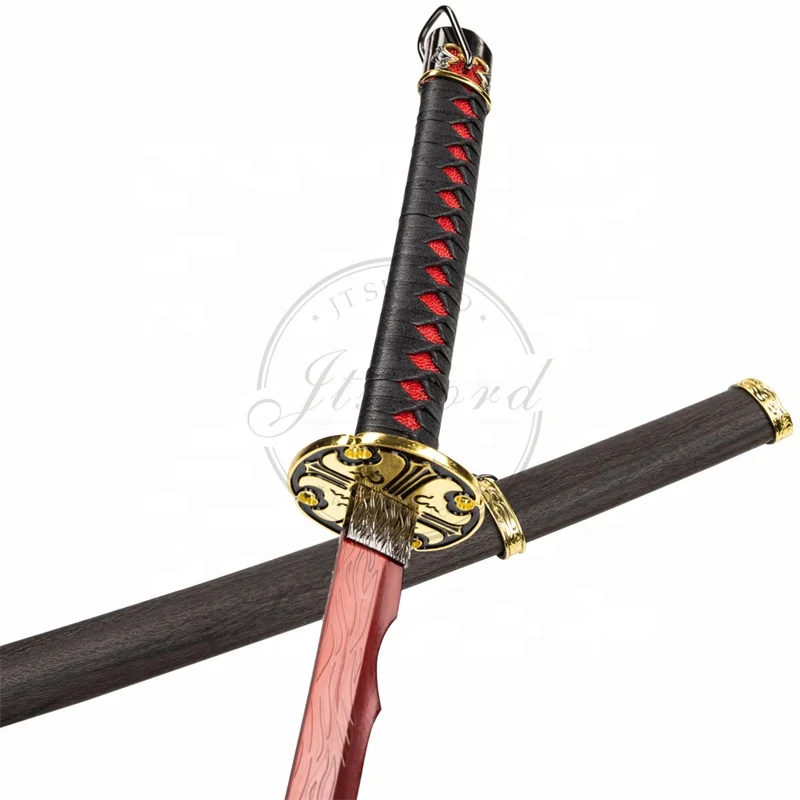 埃尔登戒指Cosplay武器道具红刃河流真武士刀复制品| Alibaba.com