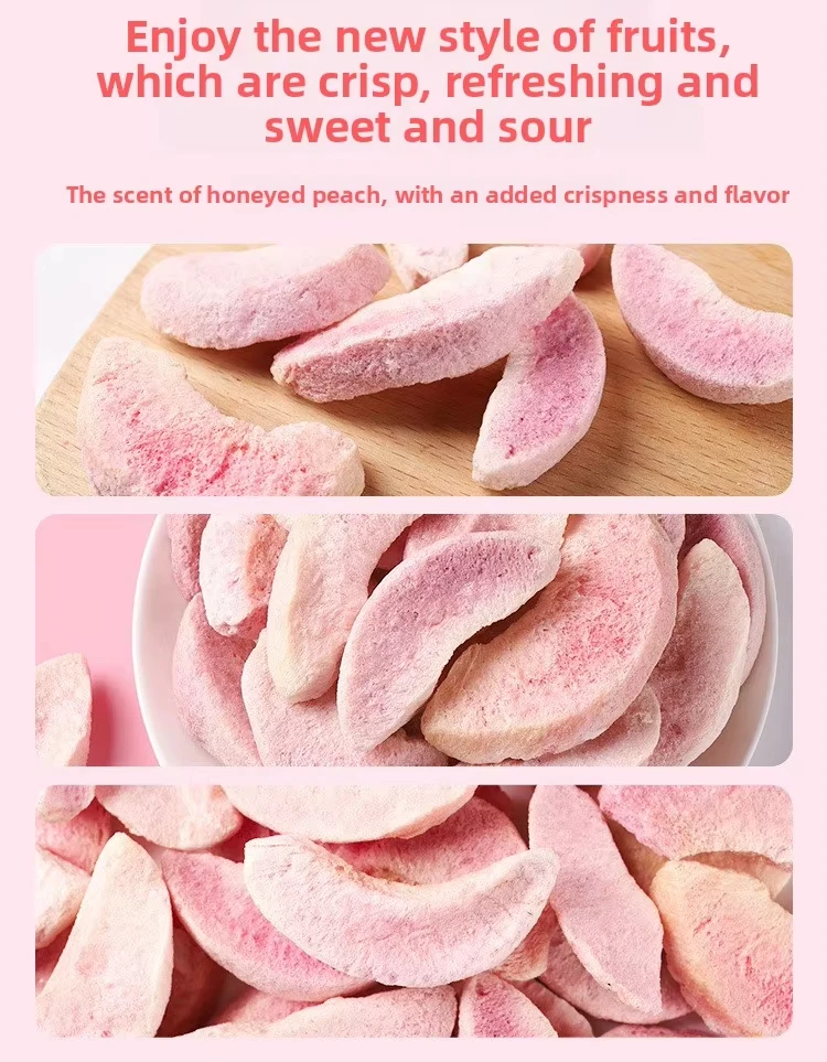 China Freeze Dried Peach Slices Factory | Bulk Wholesale H083bd4b026674badb1e8972265f51a01u