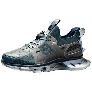 High-Grade Men's Trendy Sporty Blade Shoes Luminous Breathable Design Lighted Thick Bottom Casual Youth Outdoor Wear for Winter