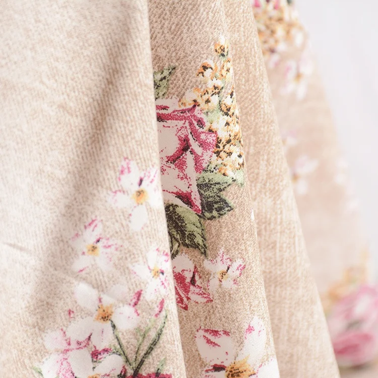 Горячая Распродажа, готовый цвет, опция, высокое качество, новый принт, 100% вискоза, вискоза, поплин с цветочным принтом, ткань для платья