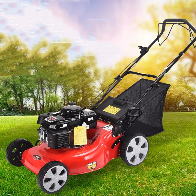 Self Propelled Lawn Mower With Central Cutting Height Lawn Mower Decks