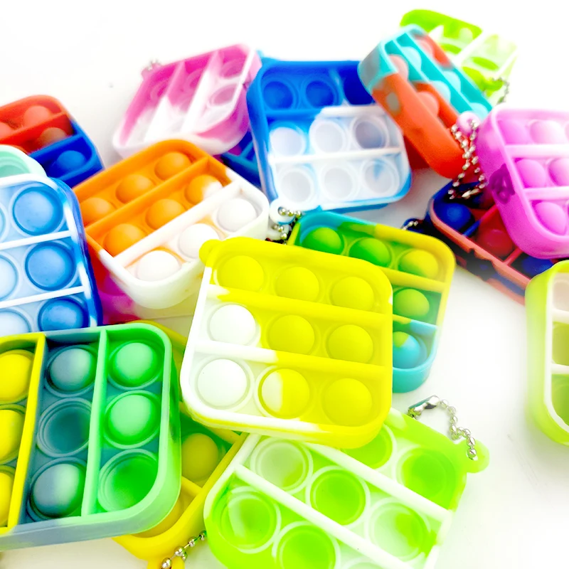 CPC OEM мини-поп фиджет-поп пузырьковый фиджет сенсорный брелок офисная настольная игрушка