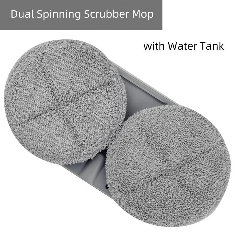 Mop With Spin and Bucket Round Dry Wash Water Cleaning Mop With Bucket Twist Spin 360 Floor Cleaning Set Mop Bucket