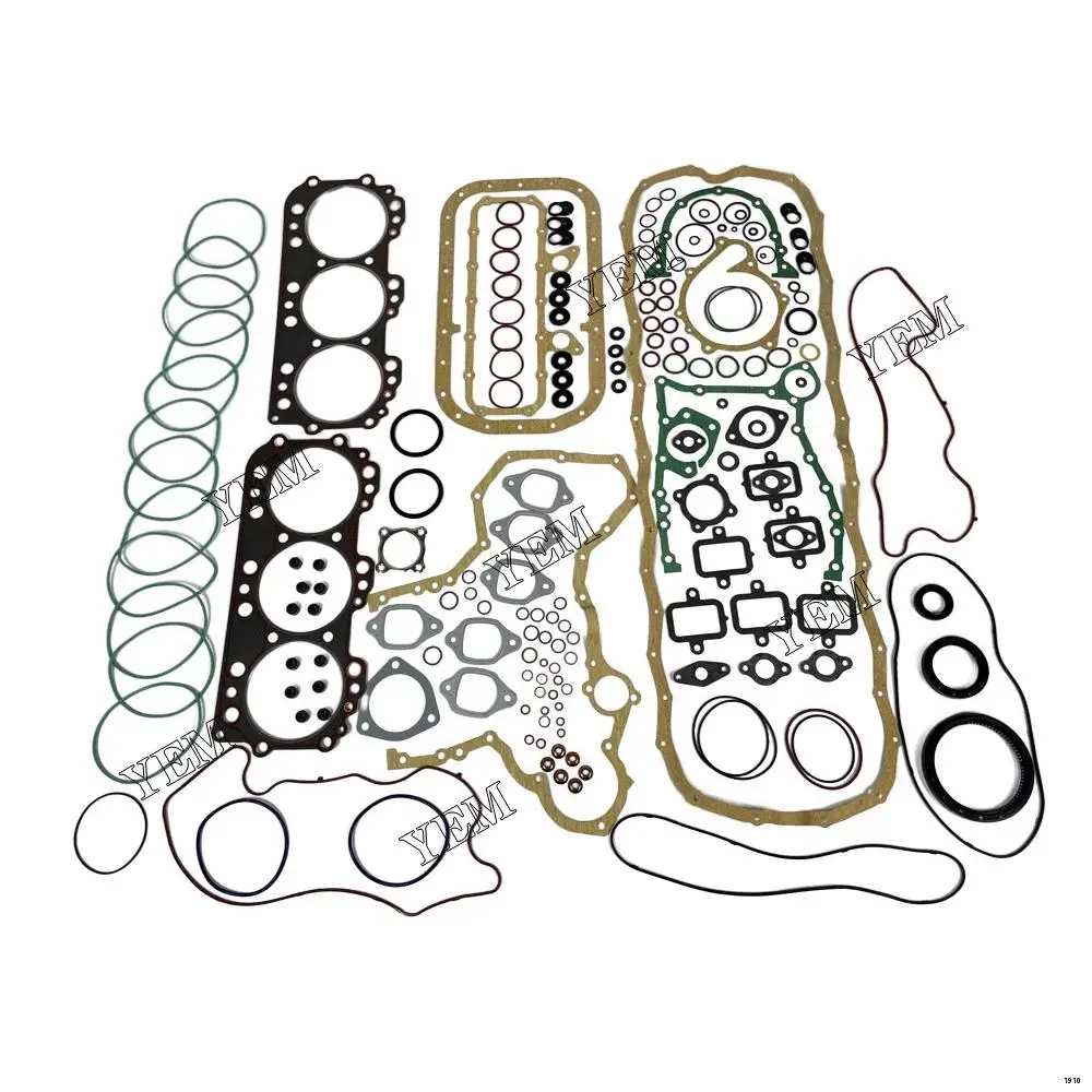 Complete Gasket Kit With Head Gasket Fit for Hino EK130 Excavator Truck Lawn Mower Marine Engine