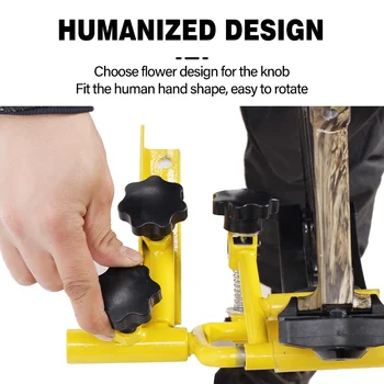 Étau Pour Arc à Poulies AMEYXGS, Niveau à Bulle Intégré, Mâchoire Ajustable 10-60mm, Outil Professionnel