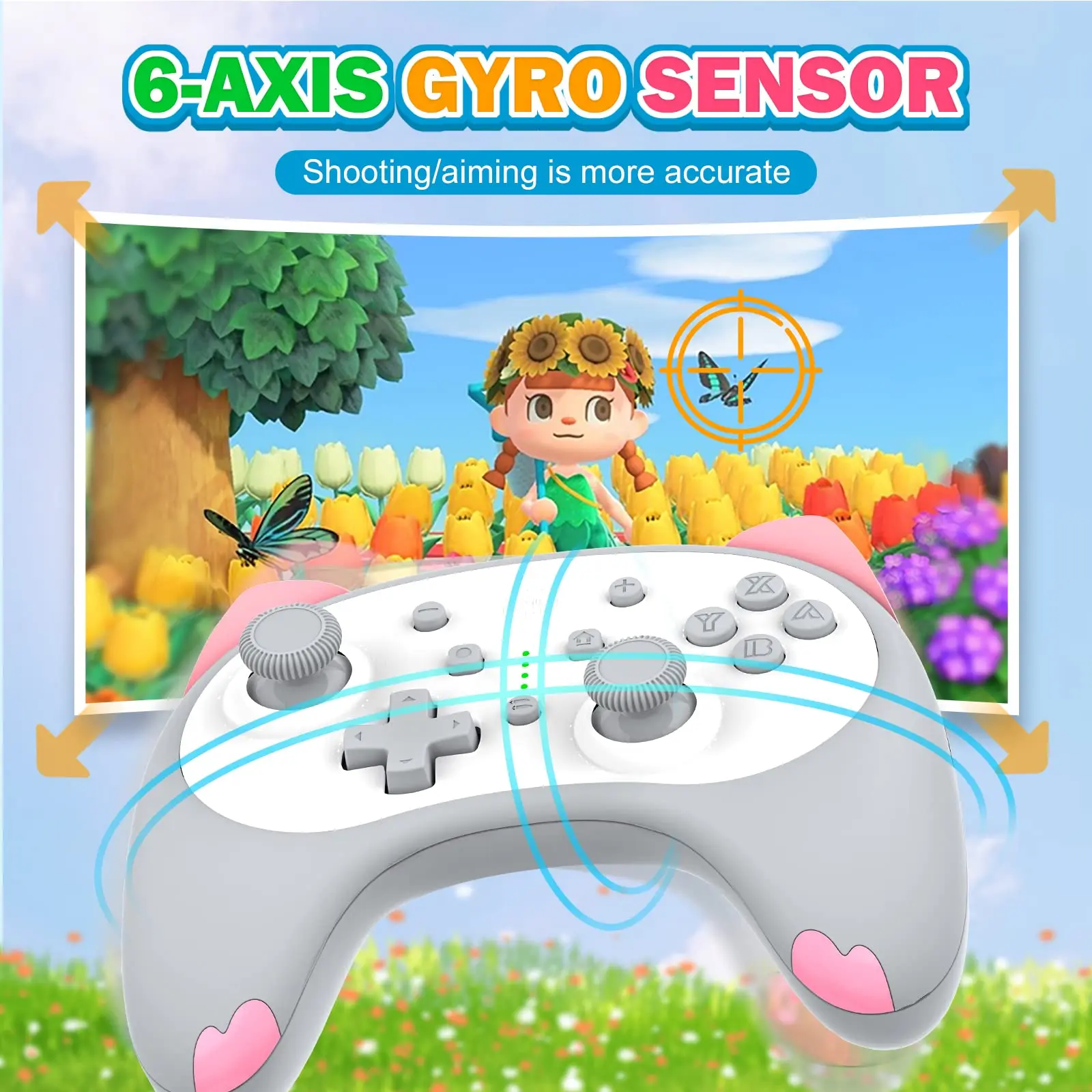 Nintendo Switch - 熊猫 Kawaii Cat Wireless Nintendo Switch Controller – Kore Kawaii
