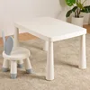 White table and blue rabbit chairs, with free anti-slip pads.
