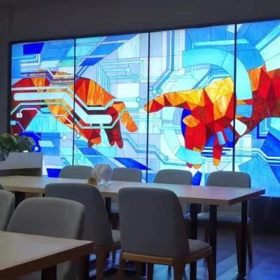 Customized Design Church Colored Decorative Pattern Stained Glass Sheet Manufacturers for Window