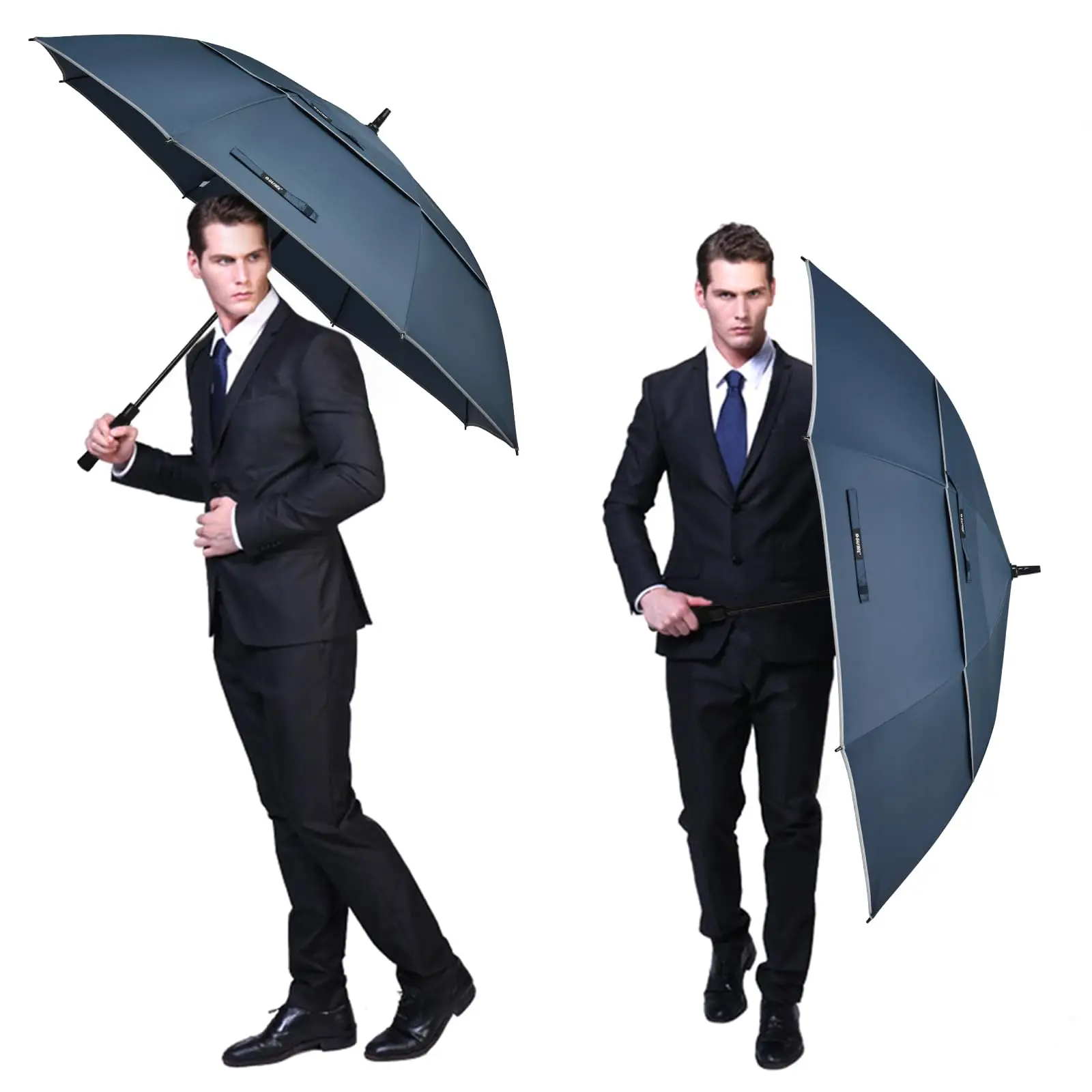 Golf Umbrella - Oversize Windproof Umbrella with Double Canopy