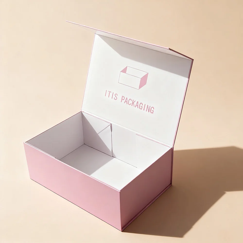 Luxury Tie & Sock Gift Box | Custom Coated Paper Magnetic Folding | Recycled Sponge Lining with Promotional Offer