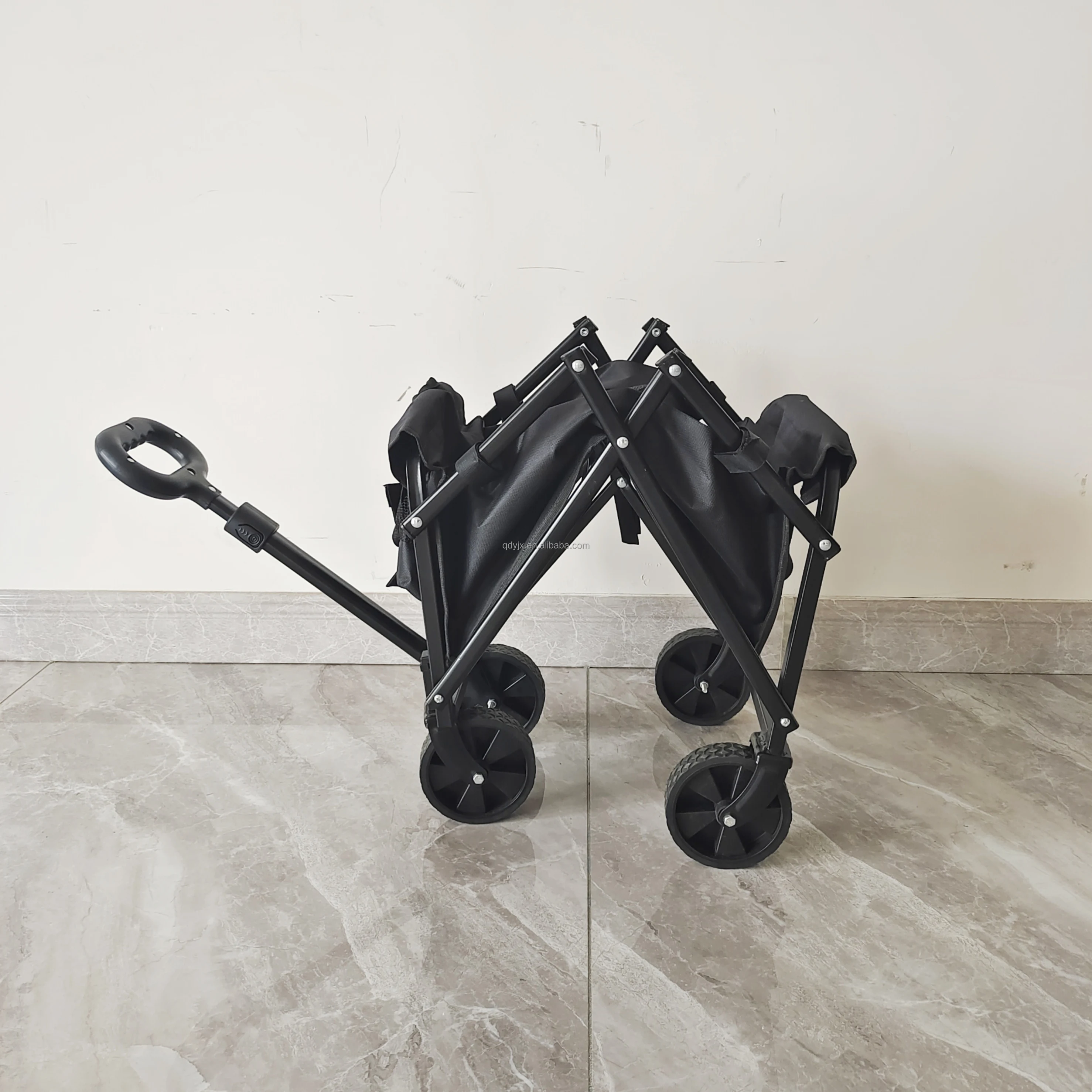 Мини-наружные стальные детские кемпинговые тележки тележки ПВХ колеса Хранилище складной тележки 4