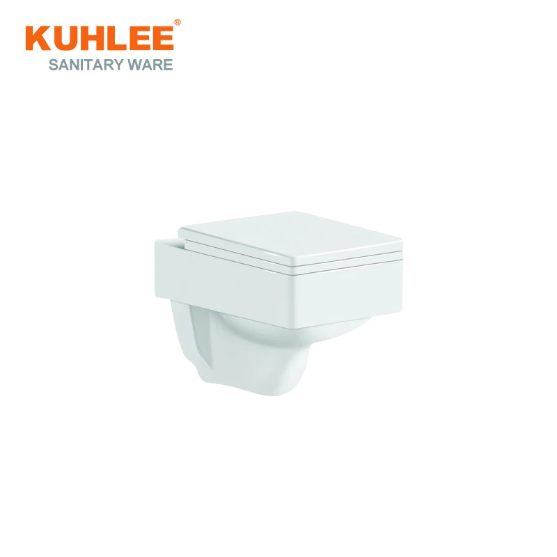 Wall Hung Sanitary Ware Bathroom Suites  P-Trap 150mm Wall Hung Toilet With Sinks Sets