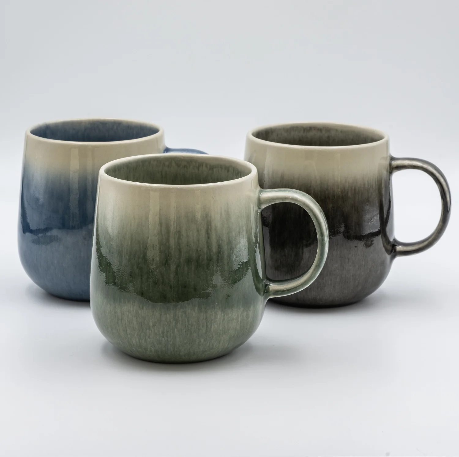 14oz Creative And New Design Of Stoneware Ceramic Double Open Mold Ceramic Mugs Buy Ceramic
