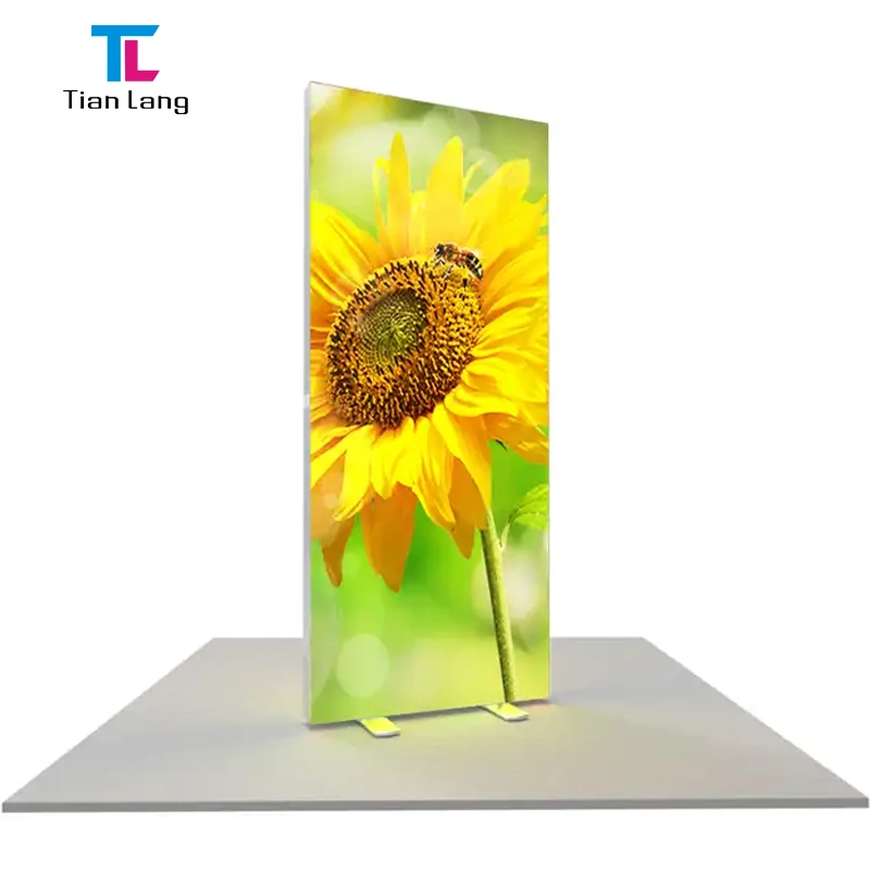 TianLang Tööstusnäitus Näitlusstend Tegemine Pinge Kliidi Taust SEG Pop up Led Katuma Valguskaader