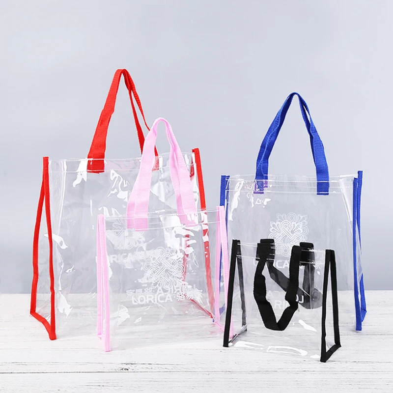 Wholesale Stadium Approved Transparent Large Pvc Vinyl Clear Tote ...