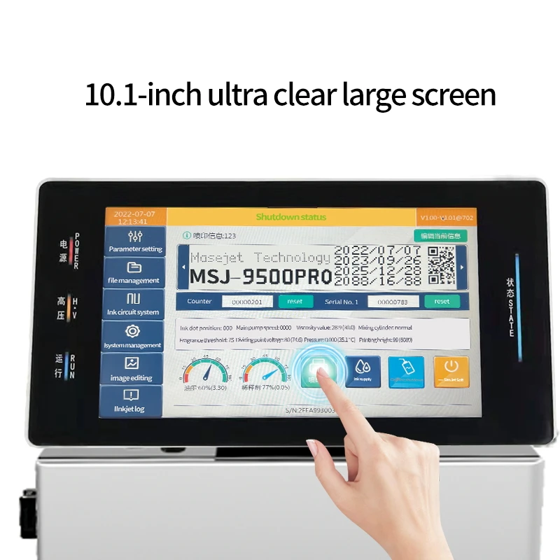 High Quality Compact Cij Small Character Inkjet Printer Easy to Operate with Solvent Ink Price From Manufacturers