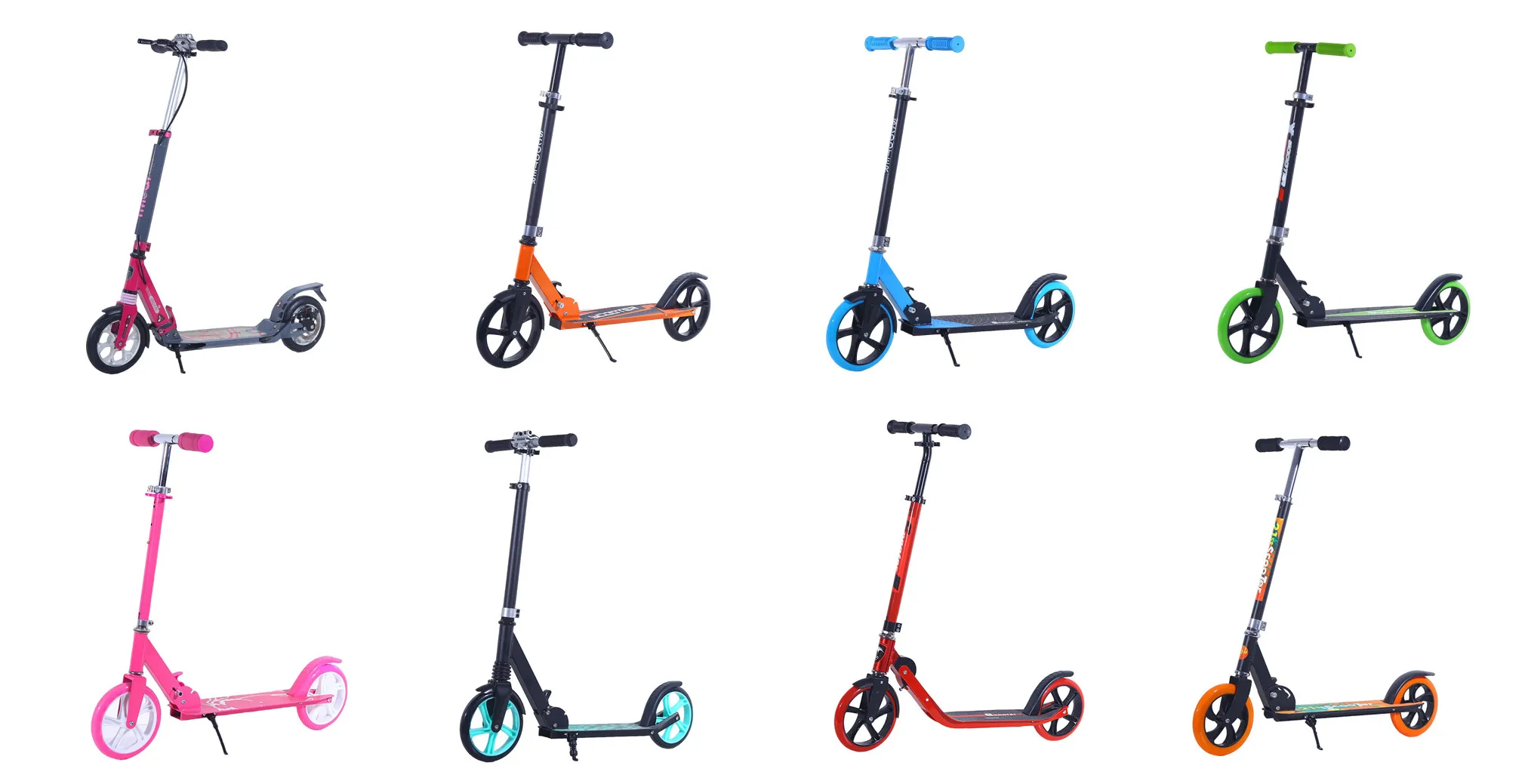 轻型可调高度特技滑板车极限成人运动踢折叠滑板车超重成人