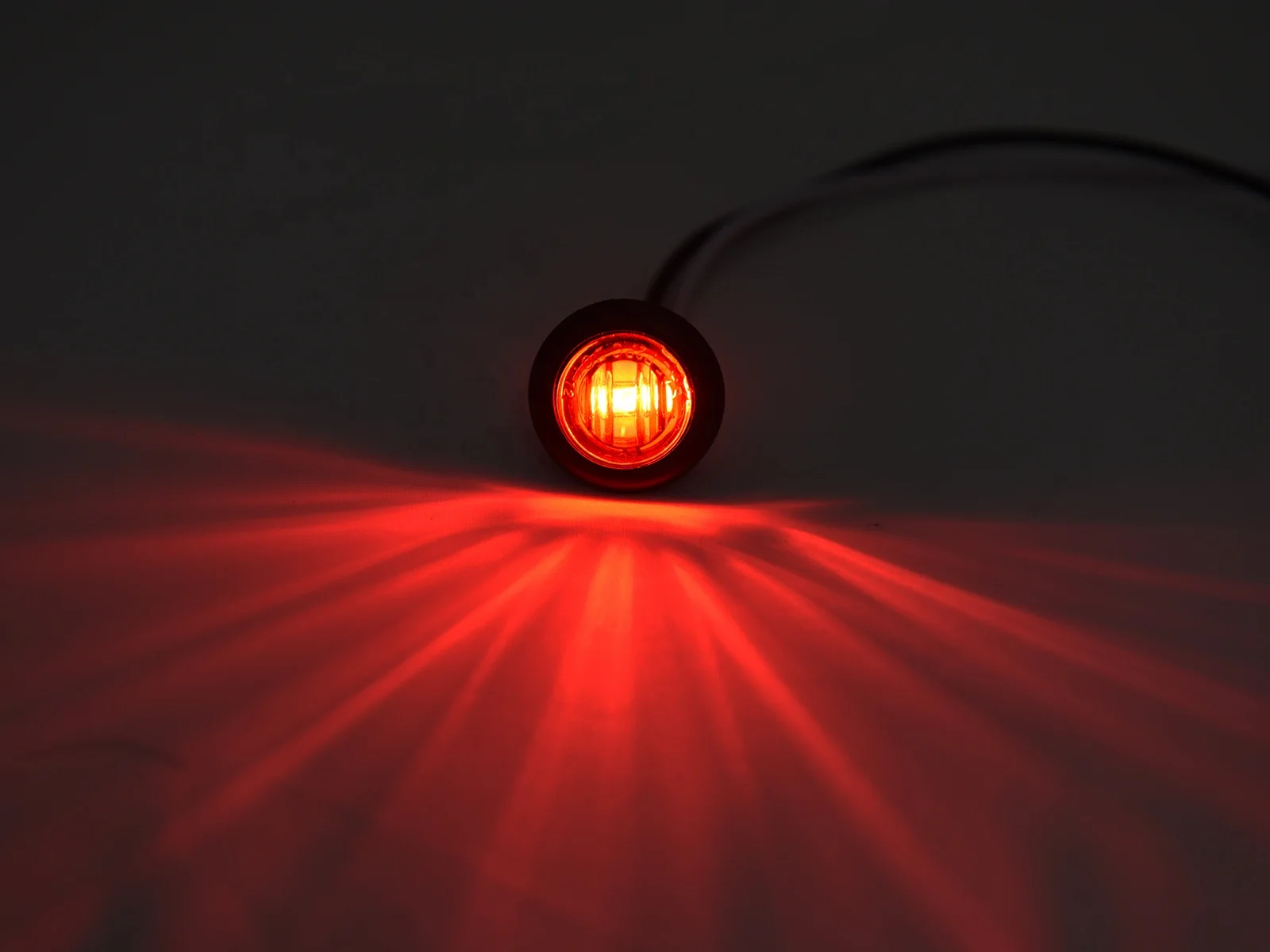 0.75" Mini Round LED Marker & Clearance Light Trailer Side Marker Light