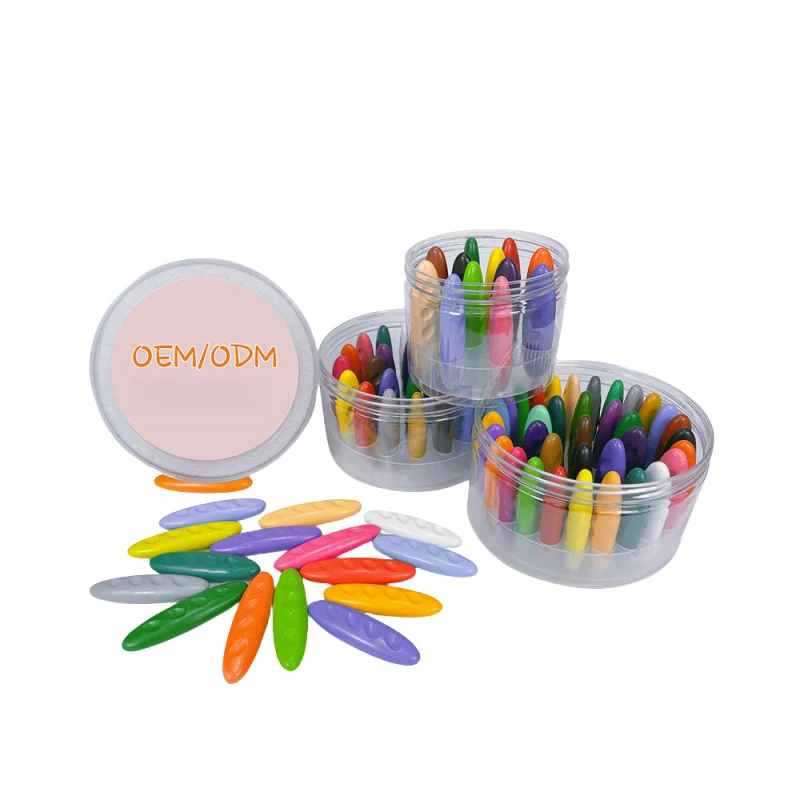 Высококачественные 12/24/36 цвета моющиеся восковые мелки для детей Набор рисования